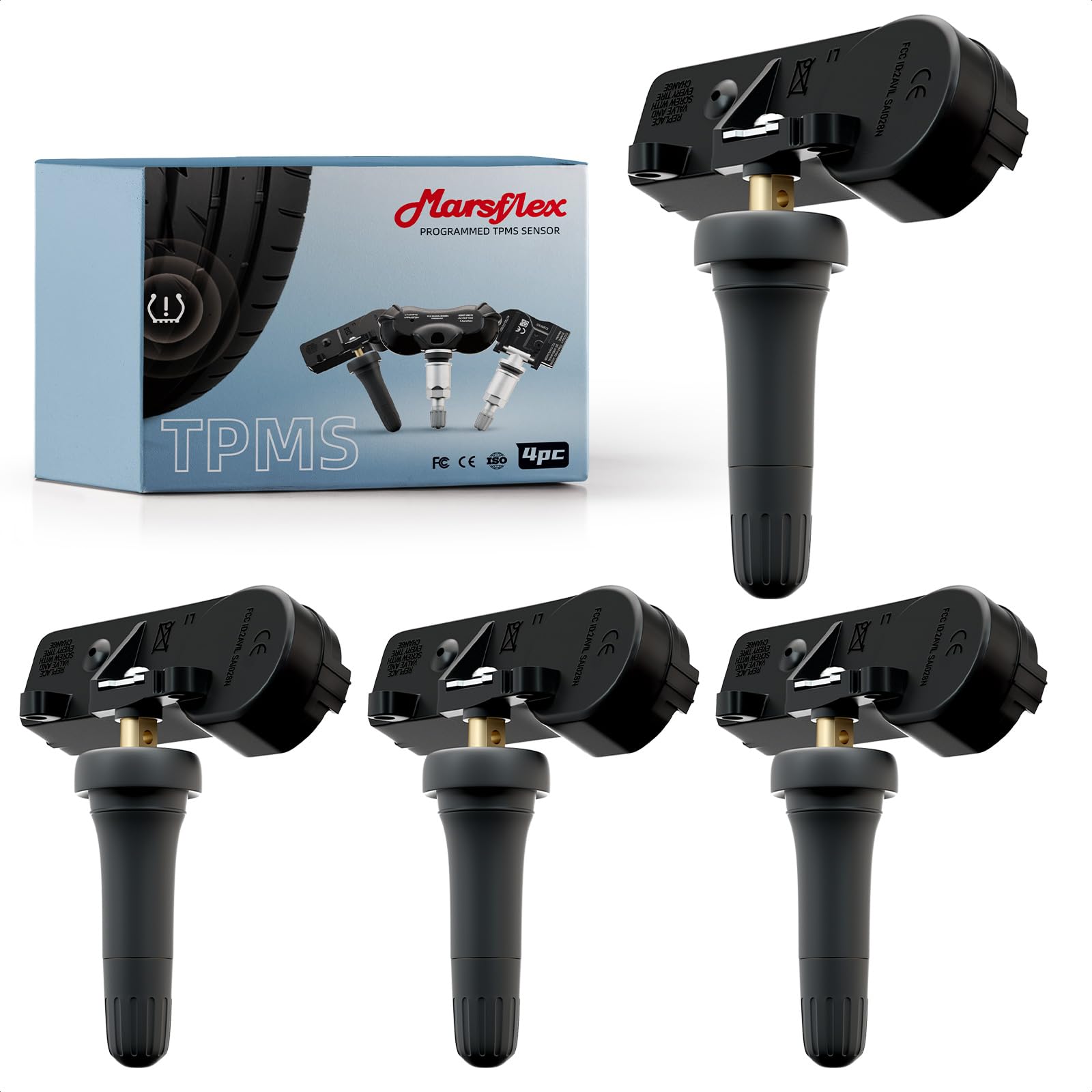 n ブッシュスマート Amazon.com: Marsflex TPMS Sensor F2GZ1A189A 4PCS Fit for Ford